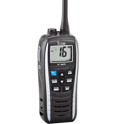 Icom M25 Floating Handheld VHF Marine Radio - Pearl White | M25 71