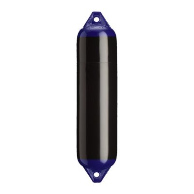 Defensa Doble Ojo Polyform F-1 6" x 24" (15 x 60 cm) - Negro