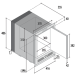 Vitrifrigo IMHYDIXN1 Máquina de hielo - Acero inoxidable - 0.8 Cu.ft Vitrifrigo IMHYDIXN1 Máquina de hielo - Acero inoxidable - 0.8 Cu.ft
