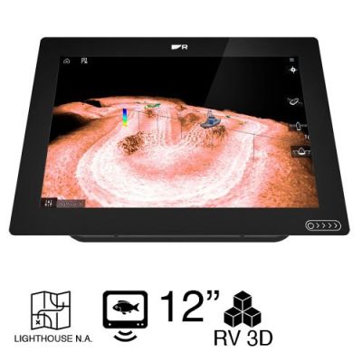 Pantalla Multifunción 12" Axiom+ Plus 12 RV Con Sonda y Lighthouse Cartas de Norte America
