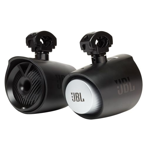 JBL 6.5" RGB MT6HLB Wake Tower X Speakers - 300W Pair - Black | MT6HLB