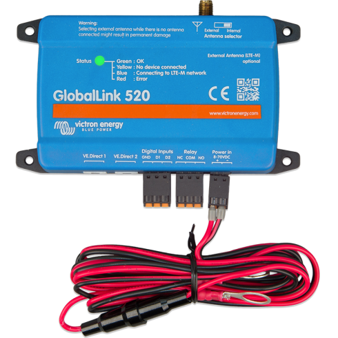 Dispositivo de Monitoreo Remoto Victron GlobalLink 520 4G LTE-M con Tarjeta SIM Prepaga de 5 años Utiliza AT&T y T-Mobile