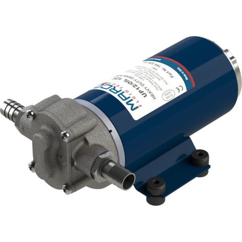 1 GPM Reversible Gear Pump 12V for Motor Oil, Diesel Fuel and