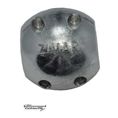 Ánodo de Zinc con Eje Zimar X-8 de 1-3/4" de Diámetro