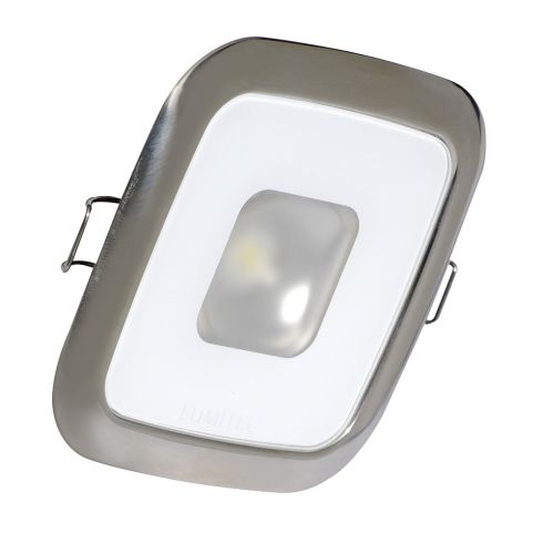 Lumitec Square Mirage Down Light - Spectrum RGBW Dimming - Polished Bezel | 116117 Lumitec Square Mirage Down Light - Spectrum RGBW Dimming - Polished Bezel | 116117