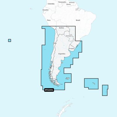 Navionics Platinum+ NPSA005L - Chile, Argentina &amp; Easter Island | 010-C1365-40