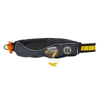 Paquete de Cinturón Inflable Mustang Fluid 2.0 - Negro/Gris - Manual