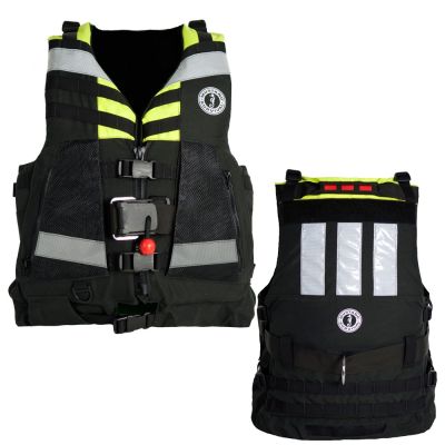 Mustang Swift Water Rescue Vest - Fluorescent Yellow / Green / Black - Universal | MRV15002-251-0-206