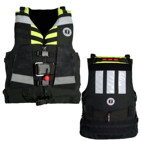 Mustang Swift Water Rescue Vest - Fluorescent Yellow/Green/Black - Universal | MRV15002-251-0-206
