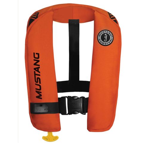 Mustang MIT 100 Inflatable PFD - Orange/Black - Automatic/Manual | MD2016T1-33-0-202
