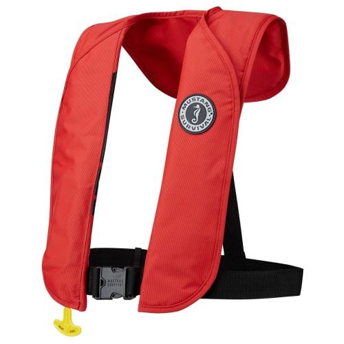 Chaleco PFD Inflable Mustang MIT 70 - Rojo - Automático/Manual
