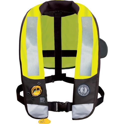 Mustang HIT High Visibility Inflatable PFD - Fluorescent Yellow/Green - Automatic/Manual | MD3183T3-239-0-202