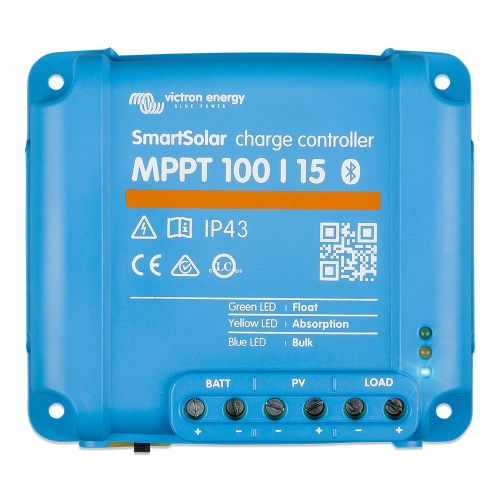 Victron SmartSolar MPPT Charge Controller - 100V - 15AMP - UL Approved | SCC110015060R