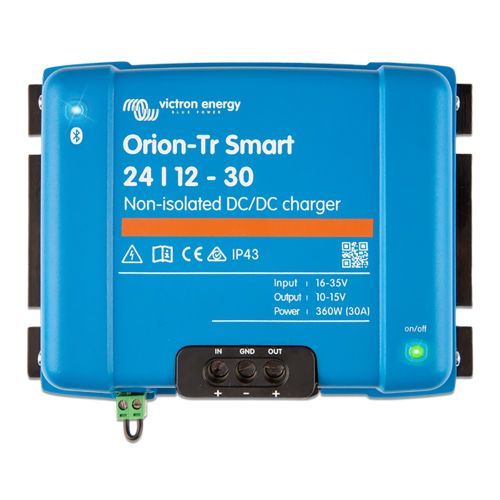 Victron Orion-TR Smart 24/12-30 30A (360W) Non-Isolated DC-DC Charger or Power Supply | ORI241236140