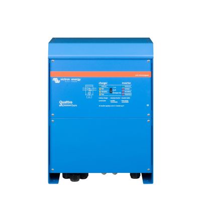Victron Quattro 48/10000/140-100/100 - 230V - +50A Aux VE.Bus - Inverter Charger | QUA481030010