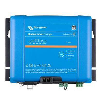 Victron Phoenix Smart IP43 Charger 24/25 (1+1) 120-240VAC Requires 5-15P Mains Cord | PSC242551095