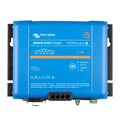 Cargador 12/30 (3) 120-240VAC Requiere Cable de Alimentación 5-15P Victron Phoenix Smart IP43