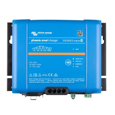 Cargador 12/50 (3) 120-240VAC Requiere cable de alimentación 5-15P Victron Phoenix Smart IP43