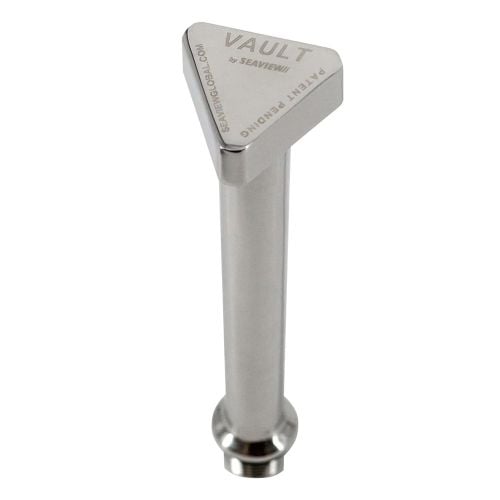 Seaview Polished Stainless Steel Vault Central Drain Plug | SV102VCSS
