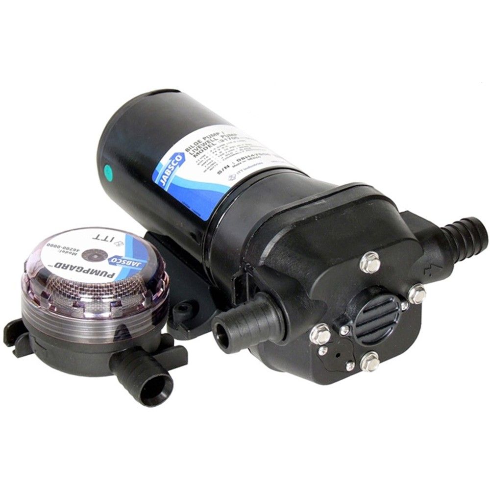 Jabsco Par Max 4 Bilge Shower Diaphragm Pump 4 3GPM 24V 31705 0094