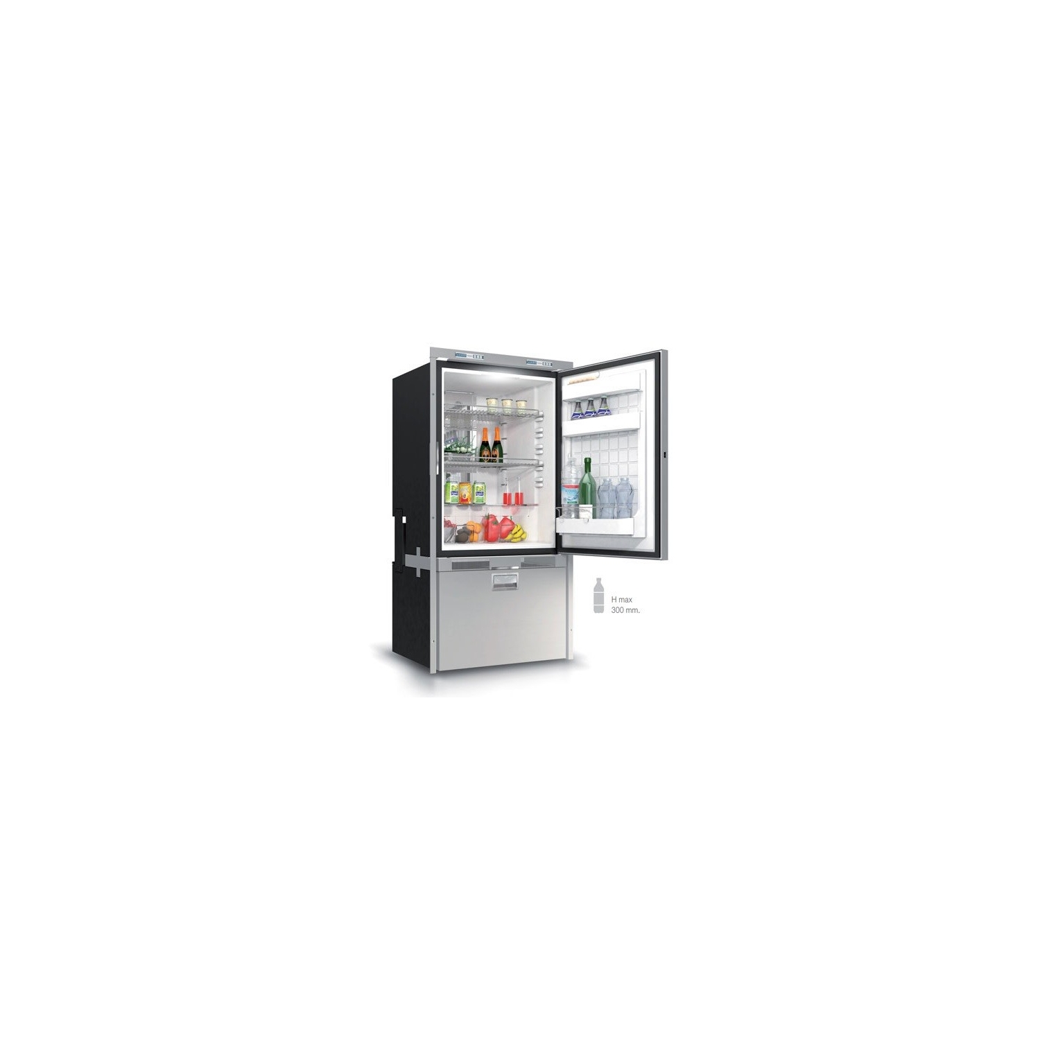 Stainless Steel DW250IXN4-EXV OCX2 Refrigerator & Freezer