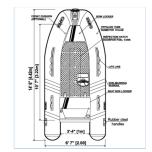 APEX A-15 Deluxe Tender Dinghy / Inflatable - 15'0