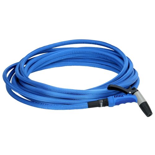 HoseCoil 50' Blue Flexible Hose Kit with Rubber Tip Nozzle | HF50K