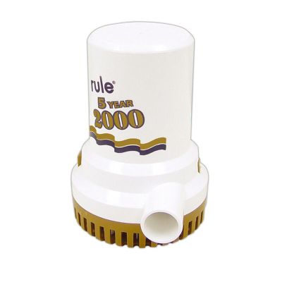 Bomba de sentina eléctrica sumergible no automática de 2000 gph/12 V