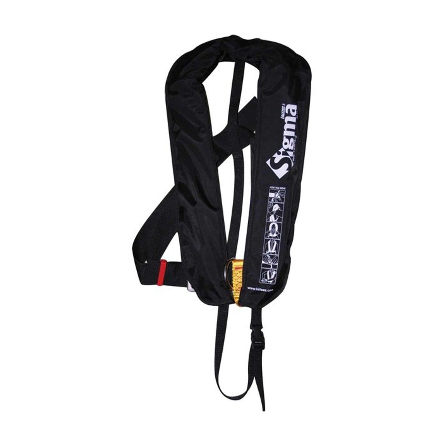 Sigma Lifejacket 72081 - Auto w/ D-Ring / Harness & Crotch