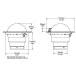 FB-500 Ritchie Navigation Dimensions FB-500 Ritchie Navigation Dimensions