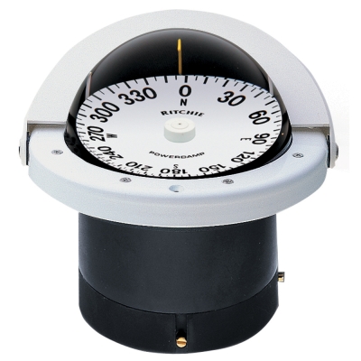 FN-201W Ritchie Navigation Brújula de Navegación de Montaje Empotrado, Color Blanco