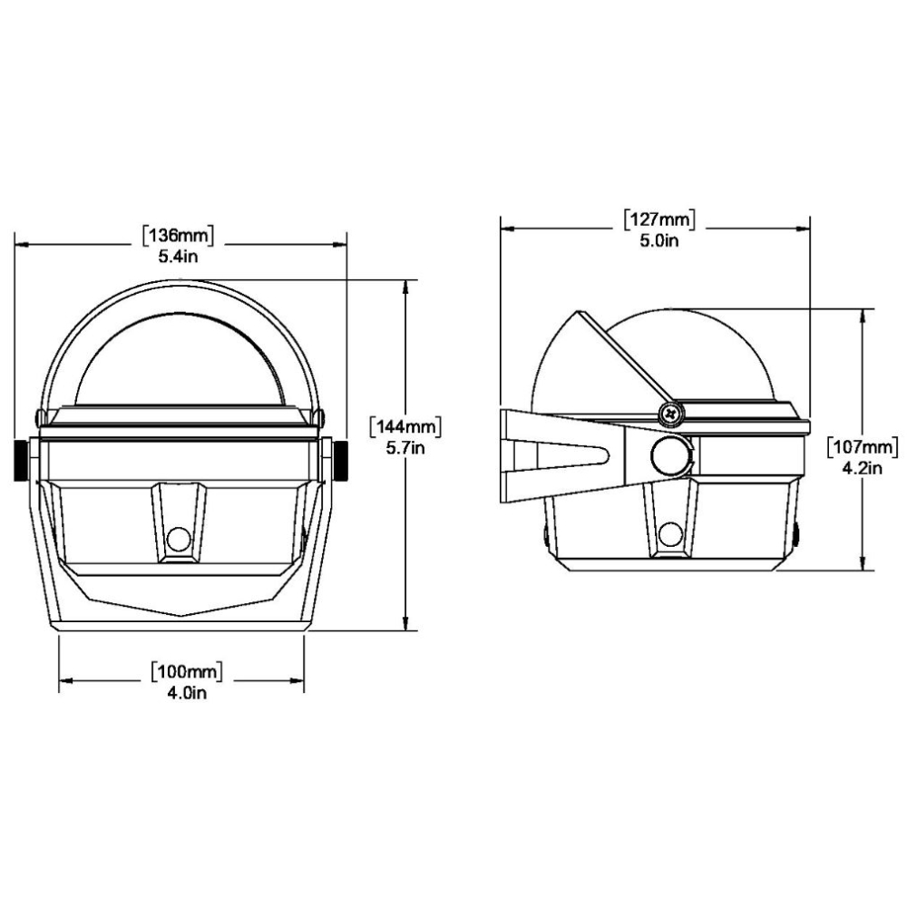 Ritchie B-81 boat compass outlet