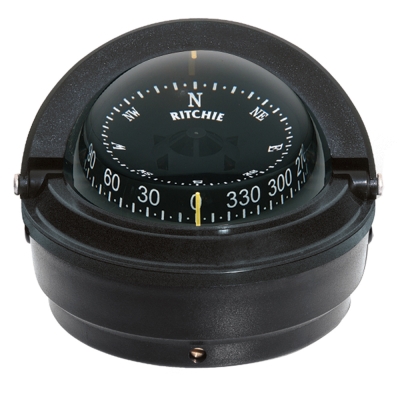 S-87 Ritchie Navigation Brújula de Navegación Voyager, Montaje en Superficie - Negro