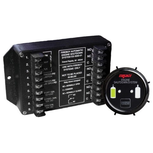 Fireboy ES-3000-01 - Sistema de Apagado de Motor Xintex con Pantalla Redonda