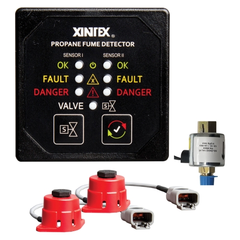 Fireboy P-2BS-24-R Detector de Humo de Propano Xintex, Cable de 20 pies, 24 V DC Fireboy P-2BS-24-R Detector de Humo de Propano Xintex, Cable de 20 pies, 24 V DC