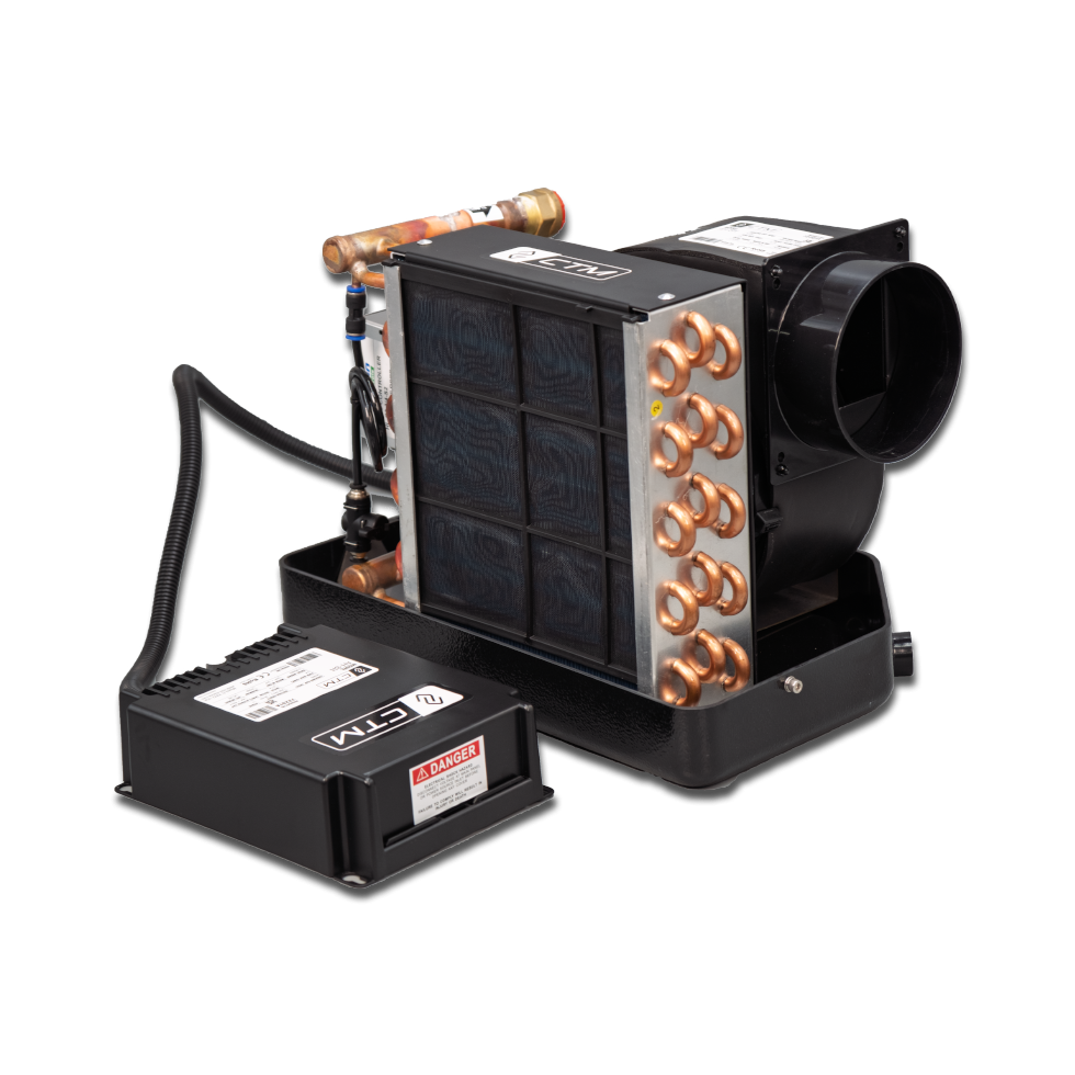 CTM AH-8H Air Handler 8,000 BTU - Flow Control Valve - 230V - 50/60HZ
