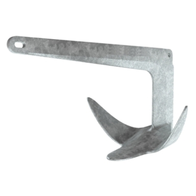 Ancla de Garra Lewmar de 33 LB - Acero Galvanizado de Alta Calidad