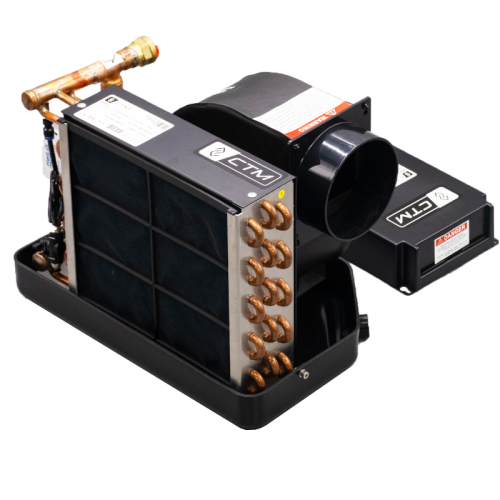 CTM AH-10H Air Handler / Fan Coil 10,000 BTU - Flow Control Valve - 230V - 50/60HZ