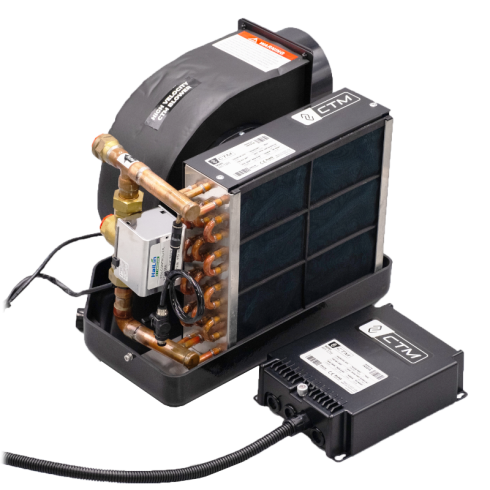 CTM AH-12H Air Handler / Fan Coil 12,000 BTU - Flow Control Valve - 230V - 50/60HZ CTM AH-12H Air Handler / Fan Coil 12,000 BTU - Flow Control Valve - 230V - 50/60HZ