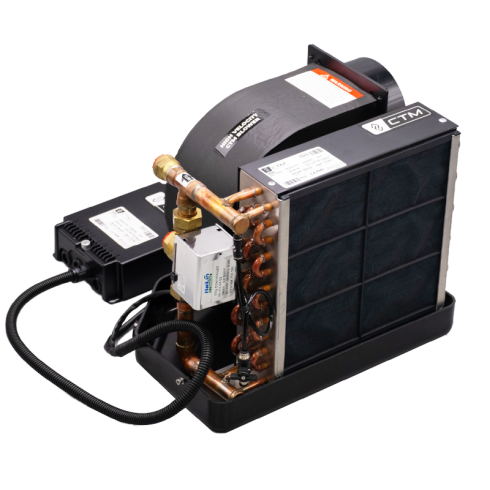 CTM AH-16H Air Handler / Fan Coil 16,000 BTU - Flow Control Valve - 230V - 50/60HZ