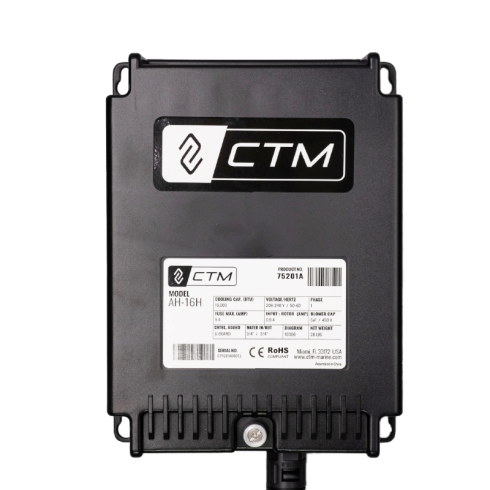 CTM AH-16H Air Handler / Fan Coil 16,000 BTU - Flow Control Valve - 230V - 50/60HZ