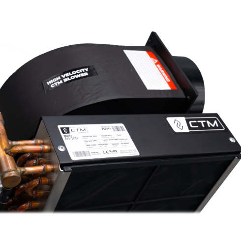 CTM AH-16H Air Handler / Fan Coil 16,000 BTU - Flow Control Valve - 230V - 50/60HZ