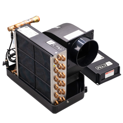 CTM AH-16H Air Handler / Fan Coil 16,000 BTU - Flow Control Valve - 230V - 50/60HZ