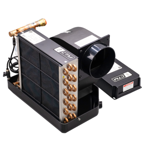 CTM AH-16H Air Handler / Fan Coil 16,000 BTU - Flow Control Valve - 230V - 50/60HZ