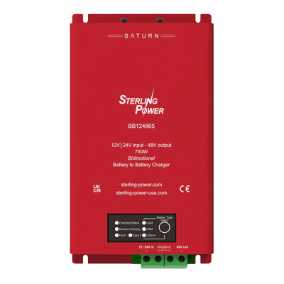 Battery Charger - 12V or 24V input to 48V output - 65A - DC Powered Charger-1-1 Sterling Power