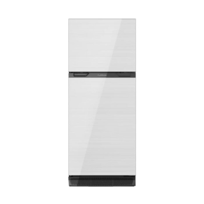 Refrigerador Furrion Arctic de 12V - 10 pies cúbicos con puertas de vidrio, bisagra derecha, acero inoxidable FCR10DCGTA-NL