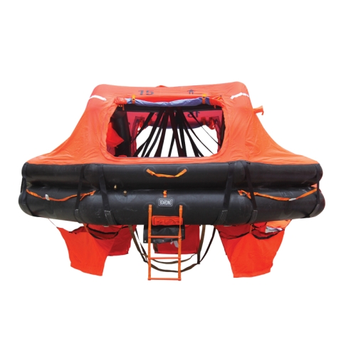 Revere Lalizas Life Raft Solas Oceano, Davit Launched - 25 Person - Canister