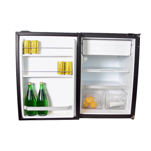 Nova Kool R4503 4.3 CU FT AC/DC Single Door Refrigerator with Freezer, "Chine Hugger
