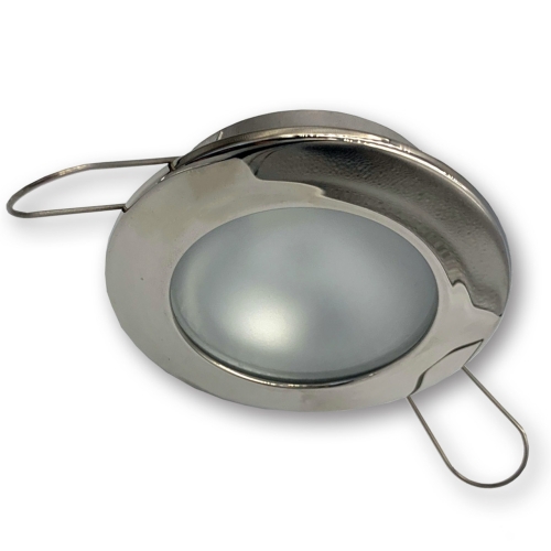 Mega LED - Lakka Downlight Fixture - Frosted Glass, For G4 Bulbs