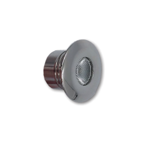 Mega LED - IOS LED Warm White (3000K) Courtesy Light - 0.5 Watt, Stainless Steel 316 Housing, 9-28V DC